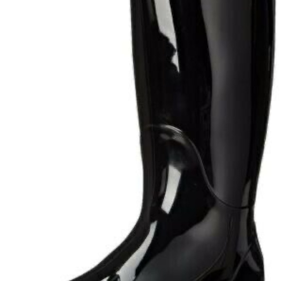 New UGG Women’s Black Shaye Rain Boots SHAYNE RAIN TALL NIB - Picture 4 of 7